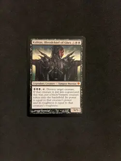 Kalitas, Bloodchief of Ghet [Zendikar] Magic MTG Cards LP - Image 1