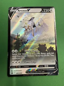 Arceus V SWSH204 SWSH: Sword & Shield Promo Cards Holo Pokemon TCG - Image 1