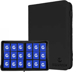 Premium 360 Card Binder with Zippered 9-Pocket Pages for TCG and Sports Cards - Image 1