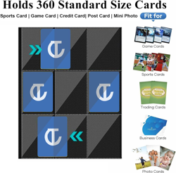 Premium 360 Card Binder with Zippered 9-Pocket Pages for TCG and Sports Cards - Image 3