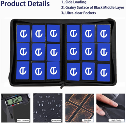 Premium 360 Card Binder with Zippered 9-Pocket Pages for TCG and Sports Cards - Image 5