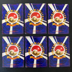 Jungle 1997 Normal Card Set of 6 Japanese Pokemon Card Old Back S007265 - Image 2