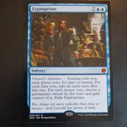 Mtg Expropriate NM Conspiracy: Take the Crown Mythic Rare Magic Card - Image 1