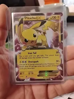 Pokemon Pikachu TCG 2015 EX XY84 Black Star Promo Card - Image 1