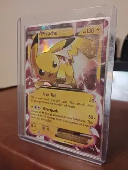 Pokemon Pikachu TCG 2015 EX XY84 Black Star Promo Card - Image 2