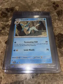 2025 Pokemon Glaceon 171 Prismatic Evolutions Black Star Promo Cosmos Card NM+ - Image 1