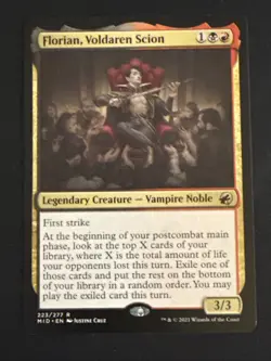 1x Florian, Voldaren Scion (223) Innistrad: Midnight Hunt LP MTG Magic x1 MKE - Image 1
