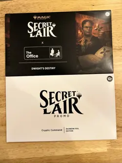 MTG Secret Lair Drop x The Office - Dwights Destiny Non-Foil - SEALED + Promo - Image 1