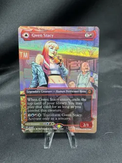 Gwen Stacy (0202) (Borderless) Marvel's Spider-Man Foil - Image 1