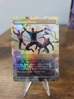 WOTC Marvel's Spider-Man Multiversal Passage (Borderless) (R) (Foil) NM - Image 1