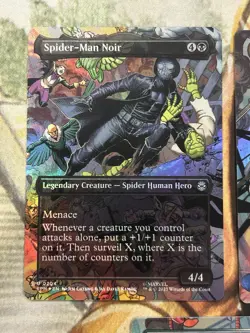 Spider-Man Noir, SP dr by Peni, Web Warriors (Borderless) Set English Foil - NM - Image 2