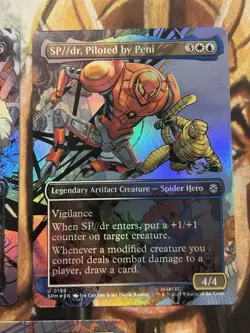 Spider-Man Noir, SP dr by Peni, Web Warriors (Borderless) Set English Foil - NM - Image 3