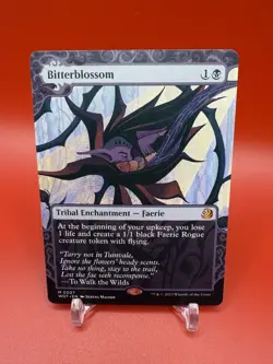 MTG Bitterblossom 0027 Wilds of Eldraine: Enchanting Tales NM - Image 1