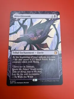 MTG Bitterblossom 0027 Wilds of Eldraine: Enchanting Tales NM - Image 3