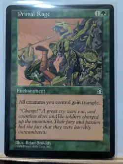 Primal Rage Stronghold MTG in MP condition - Image 1