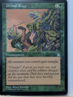 Primal Rage Stronghold MTG in MP condition - Image 4
