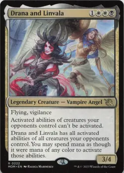 Drana and Linvala R March of the Machine 222 LP-NM MTG - Image 1