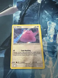 Pokemon Ditto 17/18 Detective Pikachu Holo English - Image 1