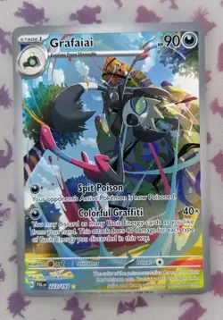 Grafaiai 223/193 Sv02: Paldea Evolved Holo Illustration Rare Pokemon TCG - Image 1