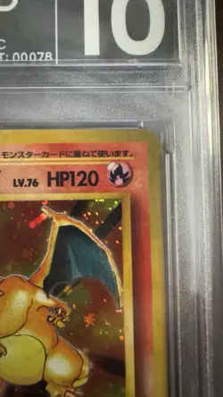 Charizard Japanese Base Set - IGS 10 Gem Mint - Vintage Pokemon Grail - POP 1 - Image 4