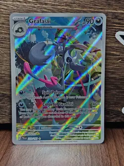 Grafaiai 223/193 - Pokemon Paldea Evolved Illustration Rare NM - Image 1