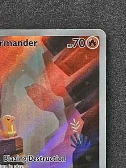 Charmander 168/165 SV: Scarlet & Violet 151 (MEW) Holo Pokemon TCG NM Full Art - Image 3