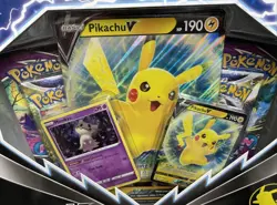 Pokemon TCG: Pikachu V Box New 4 Booster Packs 820650851179 - Image 3