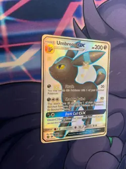 Pokemon Umbreon GX SV69/SV94 Card Hidden Fates Shiny Vault Charizard Baby Eevee - Image 1