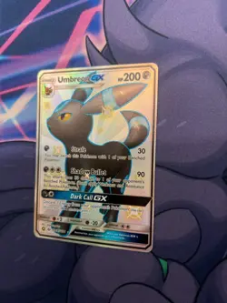 Pokemon Umbreon GX SV69/SV94 Card Hidden Fates Shiny Vault Charizard Baby Eevee - Image 3
