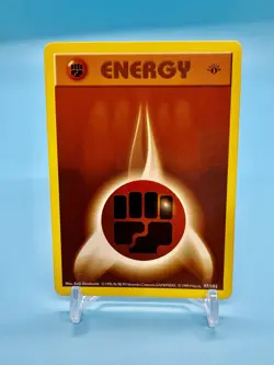 1999 Pokemon Set 1st Edition FIGHTING ENERGY Shadowless English 97/102 *NP* (A) - Image 1