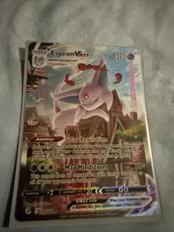 Pokemon TCG Fusion Strike Espeon VMAX Alt Art Secret Rare Holo Card 270/264 - Image 1