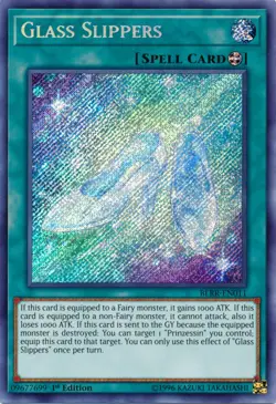 Yugioh! Glass Slippers - BLRR-EN011 - Secret Rare - 1st Edition Near Mint, Engli - Image 1