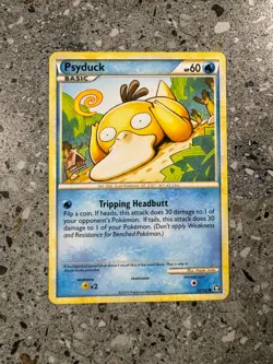 Pokemon TCG Cards Psyduck 74/102 HGSS Triumphant NM-M - Image 1