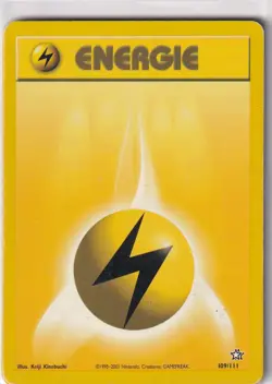 Pokemon Karte Trading Card Neo Genesis Nr. 109/111 Elektro Energie deutsch - Image 1