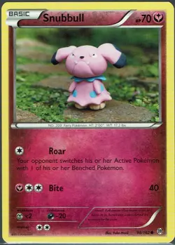 Pokemon Karte Trading Card Game XY Turbostart Nr. 98/162 Snubbull englisch - Image 1