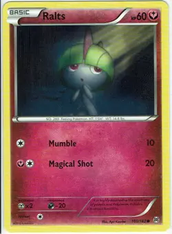 Pokemon Karte Trading Card Game XY Turbostart Nr. 100/162 Ralts englisch - Image 1
