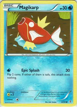 Pokemon Karte TCG Trading Card Game Generationen Nr. 22/83 Magikarp englisch - Image 1