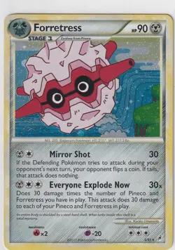 Pokemon Trading Card Game Ruf der Legenden Nr 5/95 Forretress Holo englisch - Image 1