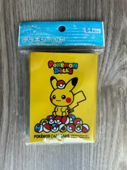 Japanese Pokemon Center Exclusive Pikachu Card Sleeves -BRAND NEW- US Seller - Image 1