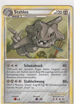 Pokemon Karte Trading Card Entfesselt Nr. 24/95 Stahlos deutsch - Image 1