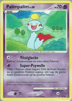Pokemon Karte Trading Card Game Ultimative Sieger Nr. 21/147 Palimpalim - Image 1