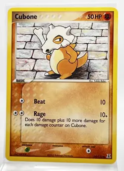 Cubone 60/113 EX Delta Species LP Pokemon Card 2005 - Image 1