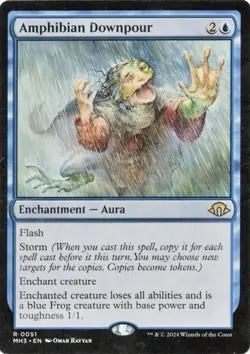 MTG Amphibian Downpour (51) | NM | Modern Horizons 3 (MH3) Magic Card - Image 1