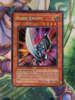 Yu-Gi-Oh Card Blade Knight Holo Limited Edition Collector's Tins CT1-EN002 TCG - Image 1