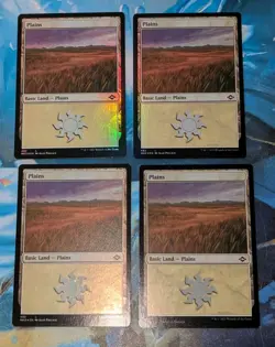 MTG 4 x *FOIL* Modern Horizons 2 PLAINS #482 NM - Image 1