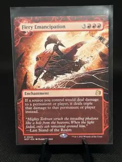 Fiery Emancipation Wilds of Eldraine: Enchanting Tales Regular - Image 1