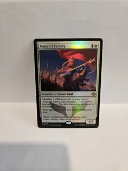 Voice of Victory Tarkir: Dragonstorm Foil Near Mint Magic The Gathering - Image 1