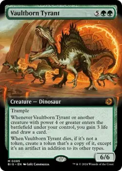 MTG English Vaultborn Tyrant (Extended Art) NM Normal - Image 1