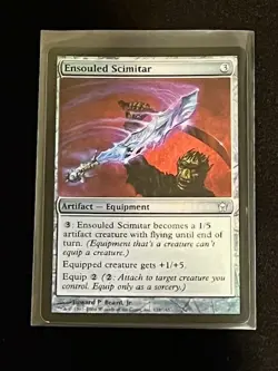 Ensouled Scmitar Foil Fifth Dawn Magic The Gathering - Image 1