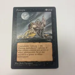 Dystopia LP Alliances MTG 1996 Reserved List Sideboard Enchantment - Image 1